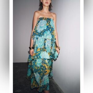 Zara Strapless Dress ZW Collection